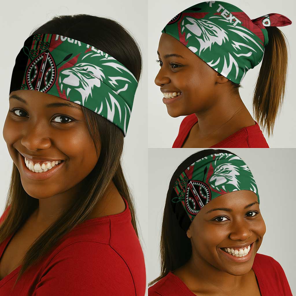 Afro Kenya Rugby Custom Neck Gaiter Go Lionesses - African Pattern LT14