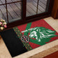 Afro Kenya Rugby Custom Rubber Doormat Go Lionesses - African Pattern