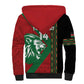 Afro Kenya Rugby Custom Sherpa Hoodie Go Lionesses - African Pattern