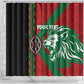 Afro Kenya Rugby Custom Shower Curtain Go Lionesses - African Pattern