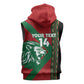 Afro Kenya Rugby Custom Sleeveless Hoodie Go Lionesses - African Pattern - African Pride