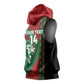 Afro Kenya Rugby Custom Sleeveless Hoodie Go Lionesses - African Pattern - African Pride