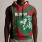 Afro Kenya Rugby Custom Sleeveless Hoodie Go Lionesses - African Pattern - African Pride