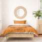 Custom Zambia Football Bedding Set Copper Queens Kente Pattern