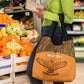 Custom Zambia Football Grocery Bag Copper Queens Kente Pattern