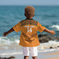 Custom Zambia Football Kid Hawaiian Shirt Copper Queens Kente Pattern