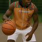 Custom Zambia Football Sleeveless Zip Hoodie Copper Queens Kente Pattern - African Pride