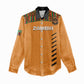 Custom Zambia Football Women Casual Shirt Copper Queens Kente Pattern LT14