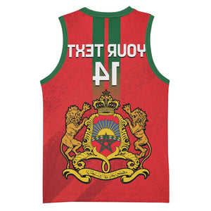 Custom Morocco Football Basketball Jersey Go Lionesses of Atlas - African Pride