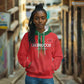 Custom Morocco Football Hoodie Go Lionesses of Atlas
