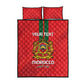 Custom Morocco Football Quilt Bed Set Go Lionesses of Atlas