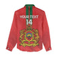 Custom Morocco Football Women Casual Shirt Go Lionesses of Atlas LT14