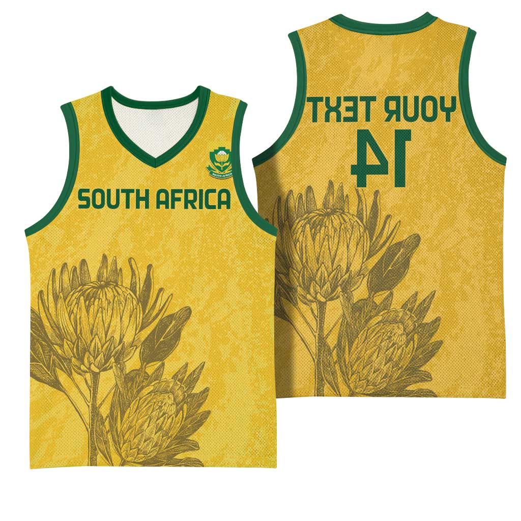 Custom South Africa Soccer Basketball Jersey Go Banyana Banyana Proteas - African Pride