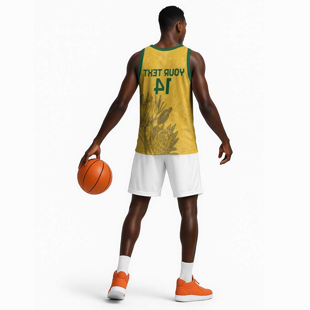 Custom South Africa Soccer Basketball Jersey Go Banyana Banyana Proteas - African Pride