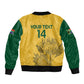 Custom South Africa Soccer Bomber Jacket Go Banyana Banyana Proteas
