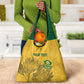 Custom South Africa Soccer Grocery Bag Go Banyana Banyana Proteas