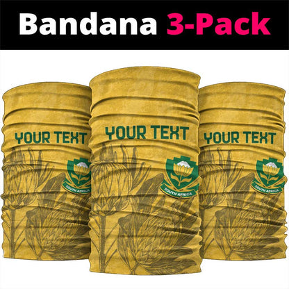 Custom South Africa Soccer Neck Gaiter Go Banyana Banyana Proteas LT14