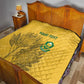 Custom South Africa Soccer Quilt Go Banyana Banyana Proteas