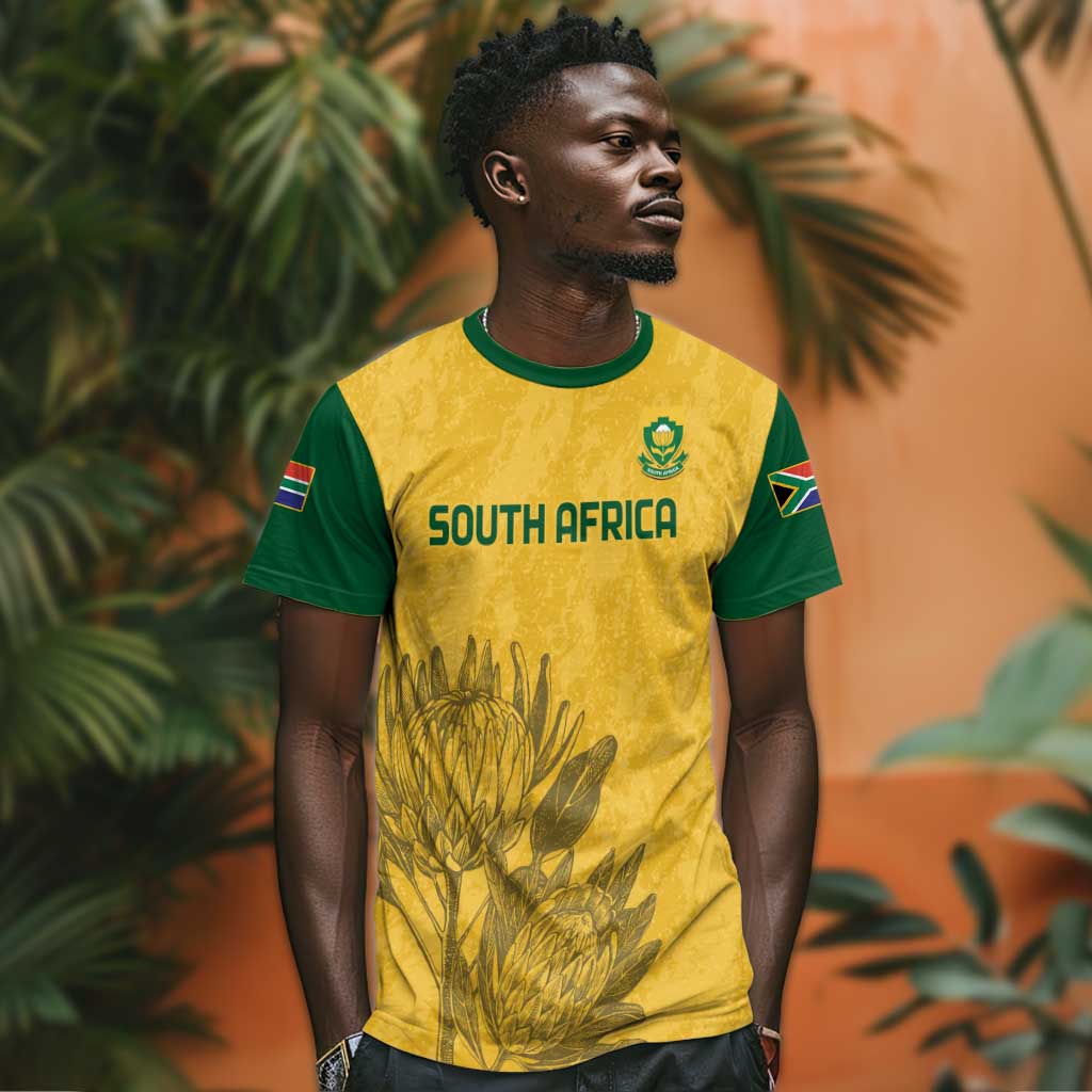 Custom South Africa Soccer T shirt Go Banyana Banyana Proteas