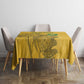 Custom South Africa Soccer Tablecloth Go Banyana Banyana Proteas
