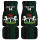 Nigeria Football Car Mats Go Super Falcons African Pattern