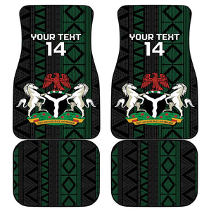 Nigeria Football Car Mats Go Super Falcons African Pattern