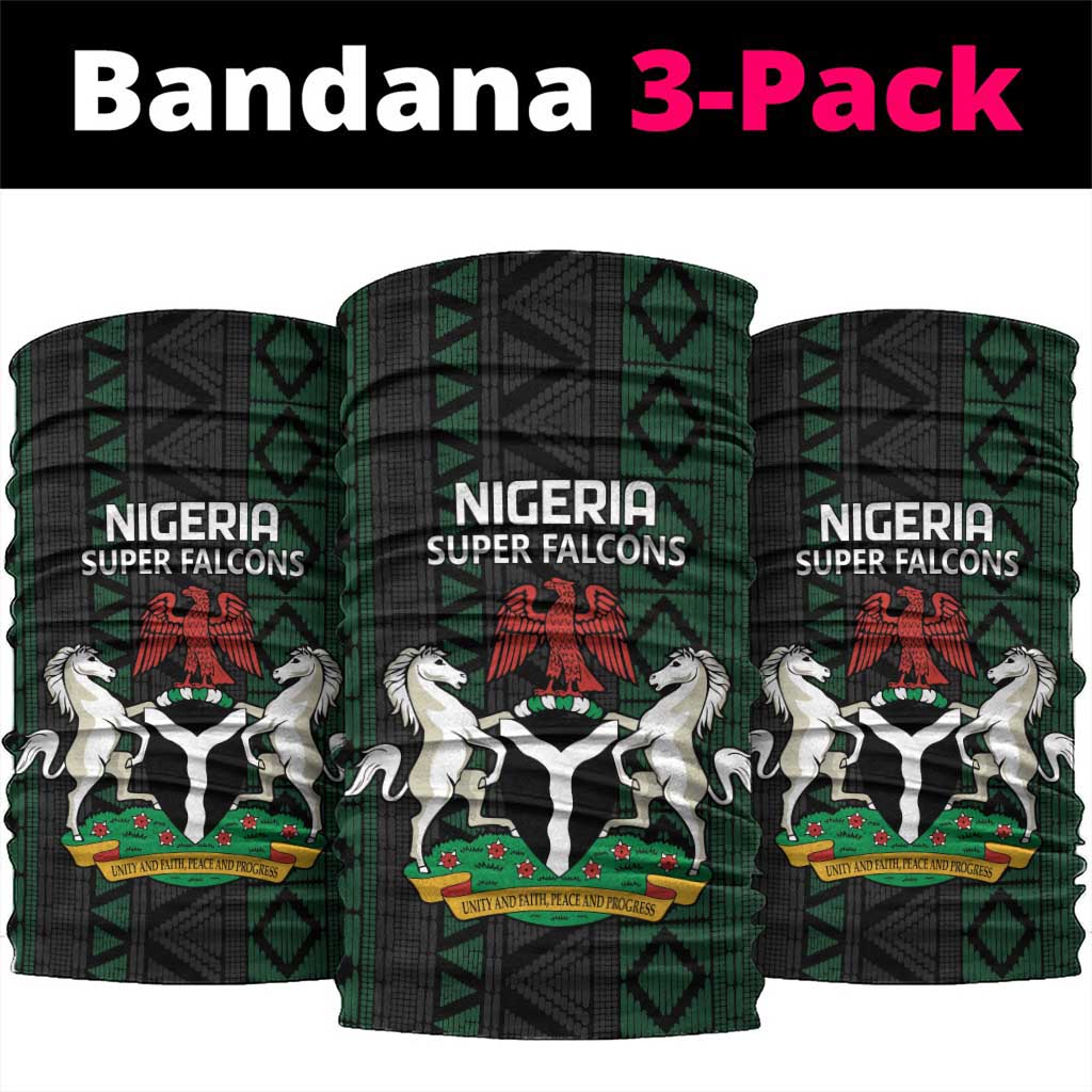 Nigeria Football Neck Gaiter Go Super Falcons African Pattern LT14