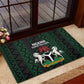 Nigeria Football Rubber Doormat Go Super Falcons African Pattern