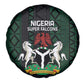 Nigeria Football Spare Tire Cover Go Super Falcons African Pattern