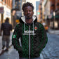 Custom Nigeria Football Zip Hoodie Go Super Falcons African Pattern