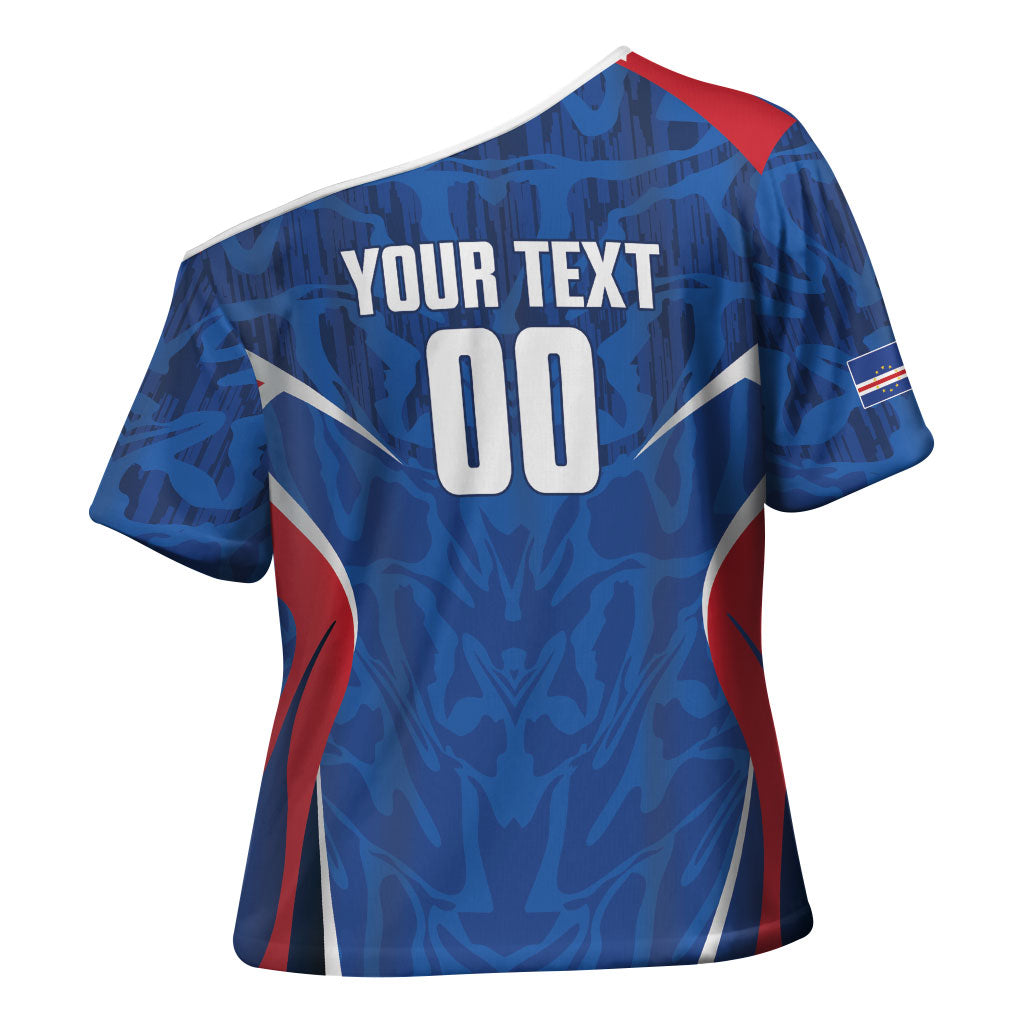 Cape Verde Basketball 2026 Custom Cross Shoulder Shirt Come On Hammer Sharks