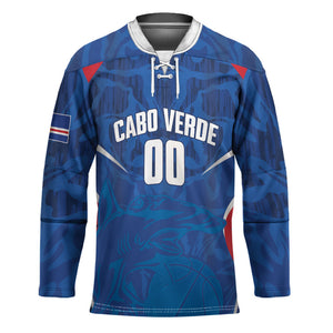 Cape Verde Basketball 2026 Custom Hockey Jersey Come On Hammer Sharks