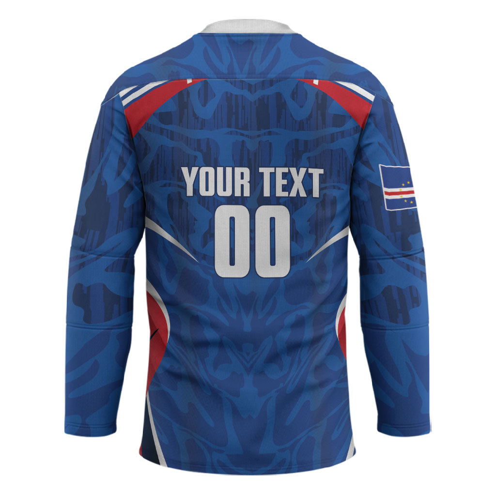 Cape Verde Basketball 2026 Custom Hockey Jersey Come On Hammer Sharks