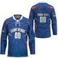 Cape Verde Basketball 2026 Custom Hockey Jersey Come On Hammer Sharks