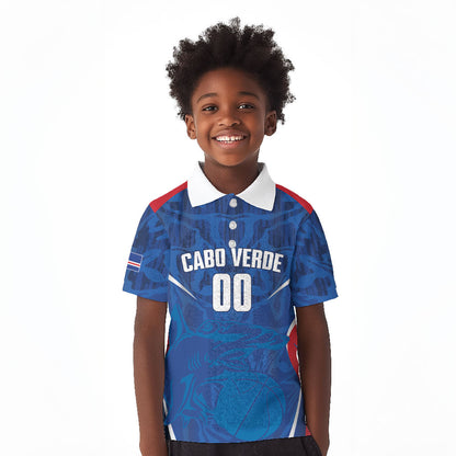 Cape Verde Basketball 2026 Custom Kid Polo Shirt Come On Hammer Sharks