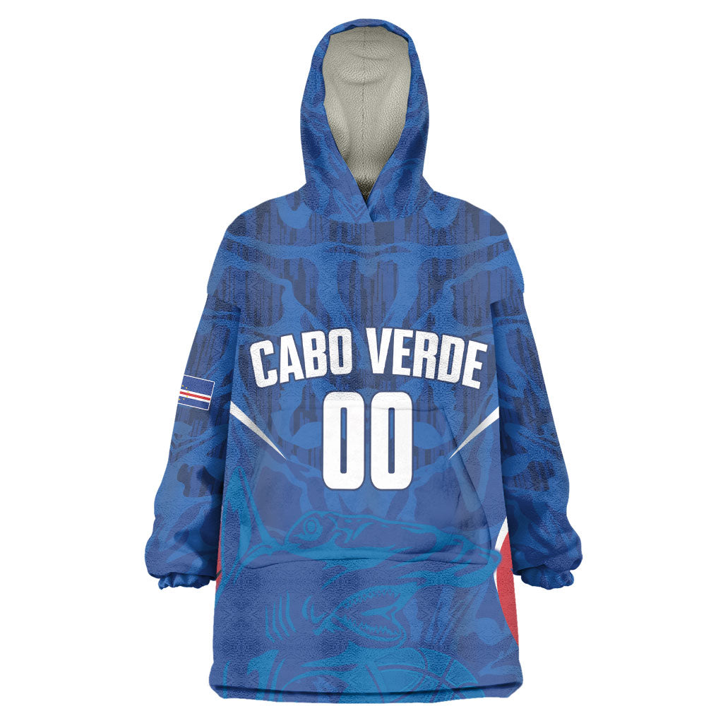 Cape Verde Basketball 2026 Custom Kid Wearable Blanket Hoodie Come On Hammer Sharks