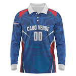 Cape Verde Basketball 2026 Custom Long Sleeve Polo Shirt Come On Hammer Sharks