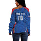 Cape Verde Basketball 2026 Custom Off Shoulder Sweater Come On Hammer Sharks