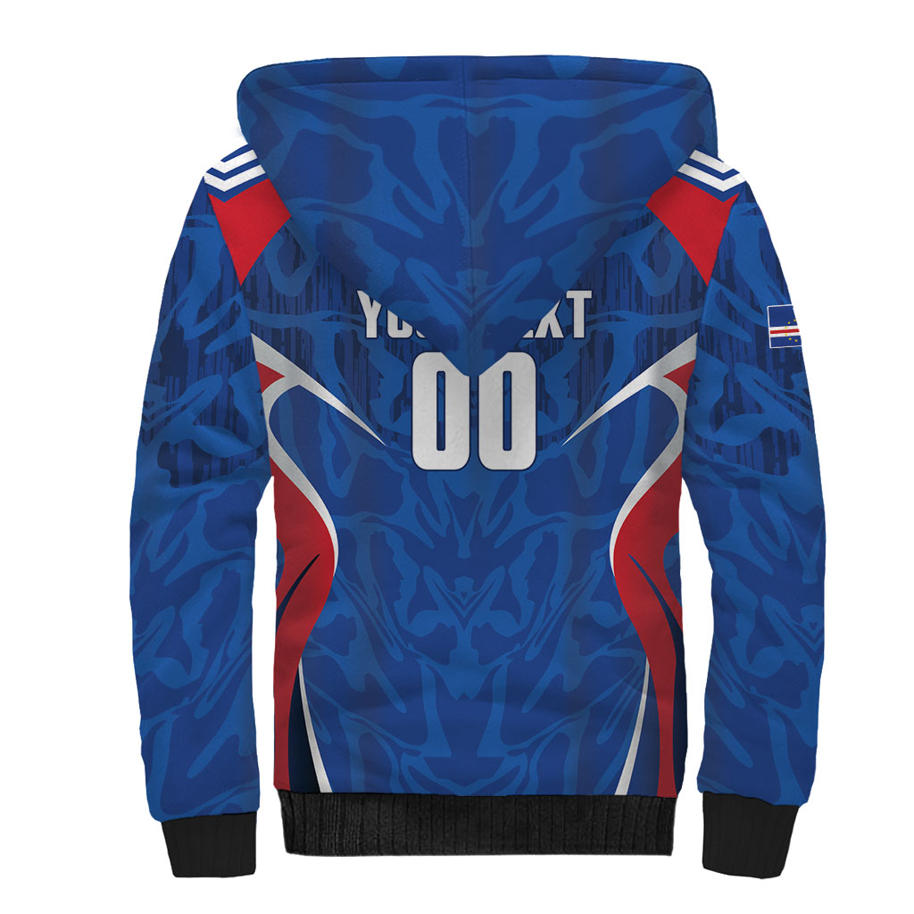 Cape Verde Basketball 2026 Custom Sherpa Hoodie Come On Hammer Sharks