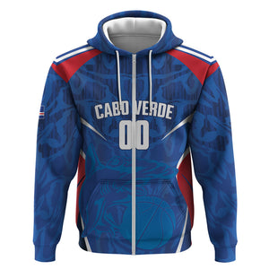 Cape Verde Basketball 2026 Custom Zip Hoodie Come On Hammer Sharks