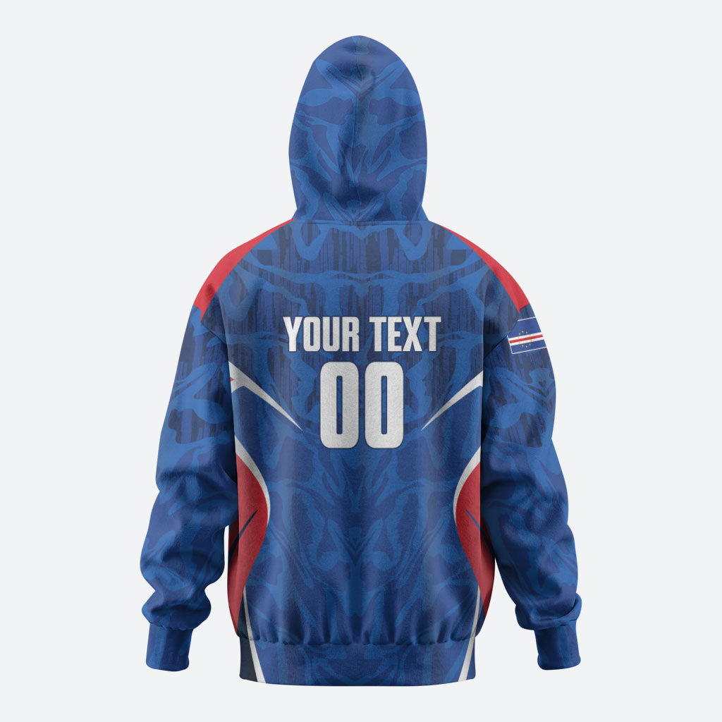 Cape Verde Basketball 2026 Custom Zip Hoodie Come On Hammer Sharks