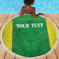 Senegal Basketball 2026 Custom Beach Blanket Come On Lions African Pattern