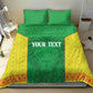 Senegal Basketball 2026 Custom Bedding Set Come On Lions African Pattern
