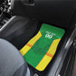 Senegal Basketball 2026 Custom Car Mats Come On Lions African Pattern