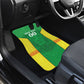 Senegal Basketball 2026 Custom Car Mats Come On Lions African Pattern