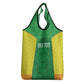 Senegal Basketball 2026 Custom Grocery Bag Come On Lions African Pattern