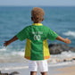 Senegal Basketball 2026 Custom Kid Hawaiian Shirt Come On Lions African Pattern
