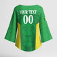 Senegal Basketball 2026 Custom Kimono Sleeve Blouse Come On Lions African Pattern