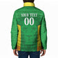 Senegal Basketball 2026 Custom Padded Jacket Come On Lions African Pattern