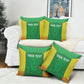 Senegal Basketball 2026 Custom Pillow Cover Come On Lions African Pattern